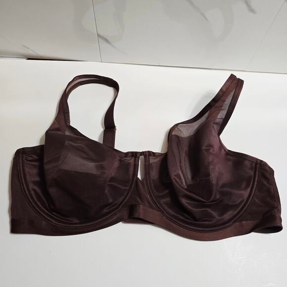 Soma Unbelievable Lift Scoop Balconette Unlined Mocha Size 42DD 42E - Picture 6 of 7